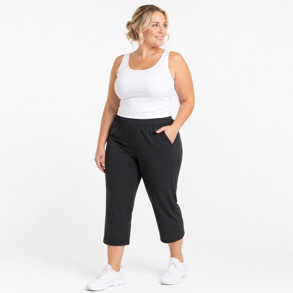 Livi Active Black Capris